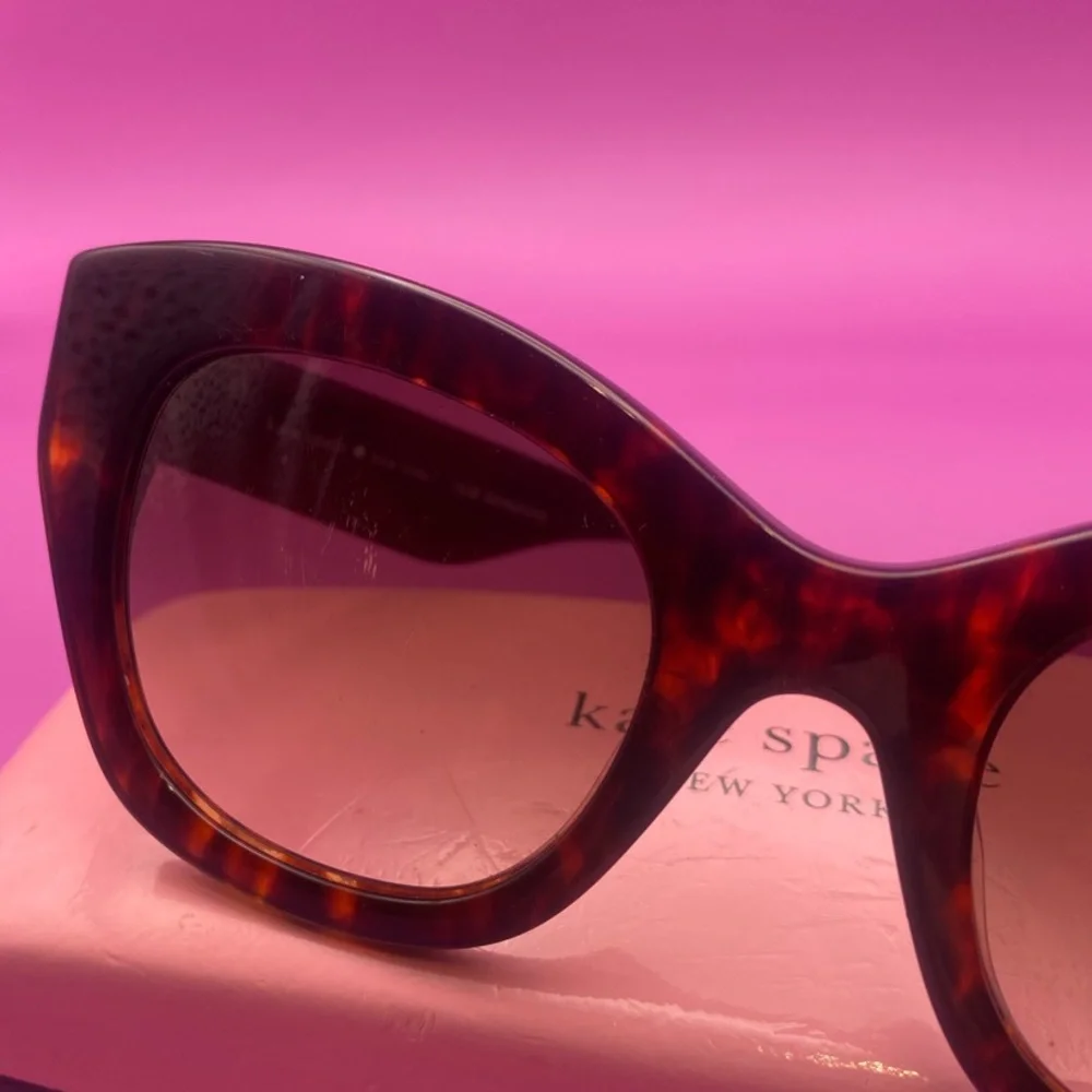 Kate Spade Jelena Tortoise Sunglasses - Picture 2 of 8